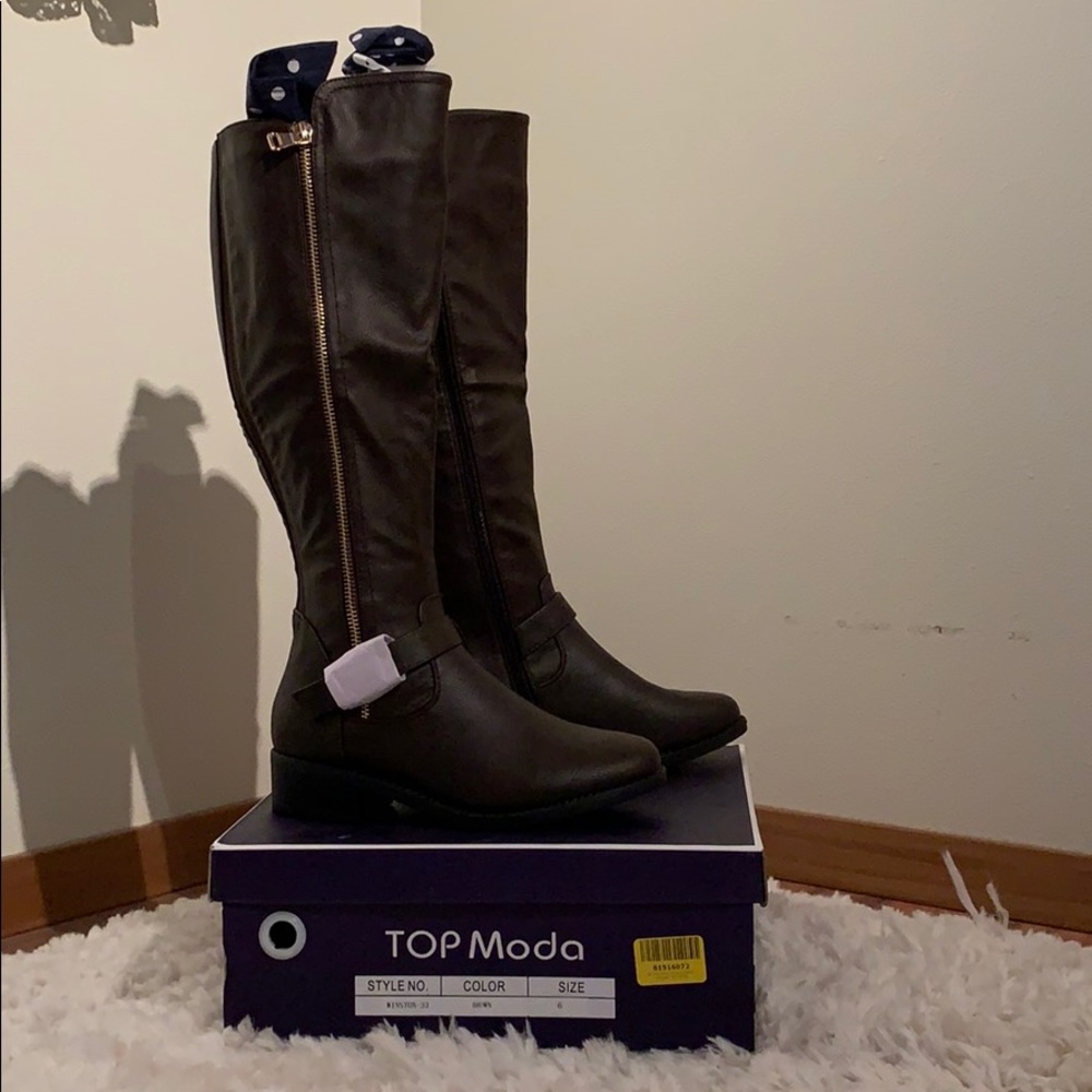 Top Moda - brown Winston boots